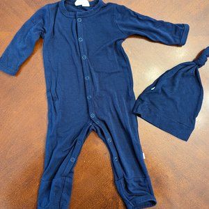Kyte Baby Snap Romper and Hat.
